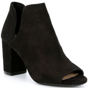 Antonio Melani Suede Block Heel Booties